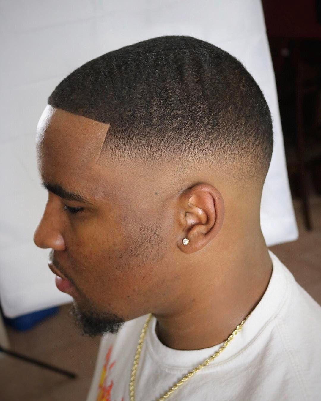 Low Fade Haircut Men Black